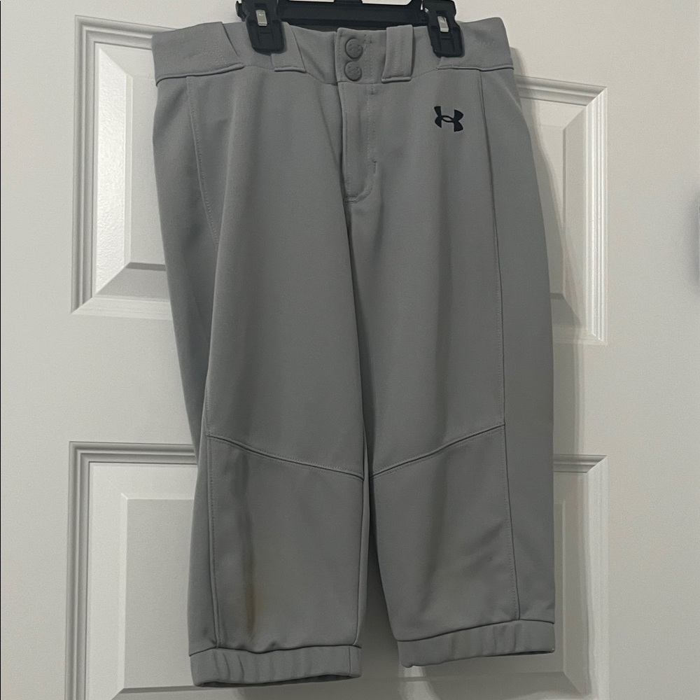 Under Armour Gray Softball pants.